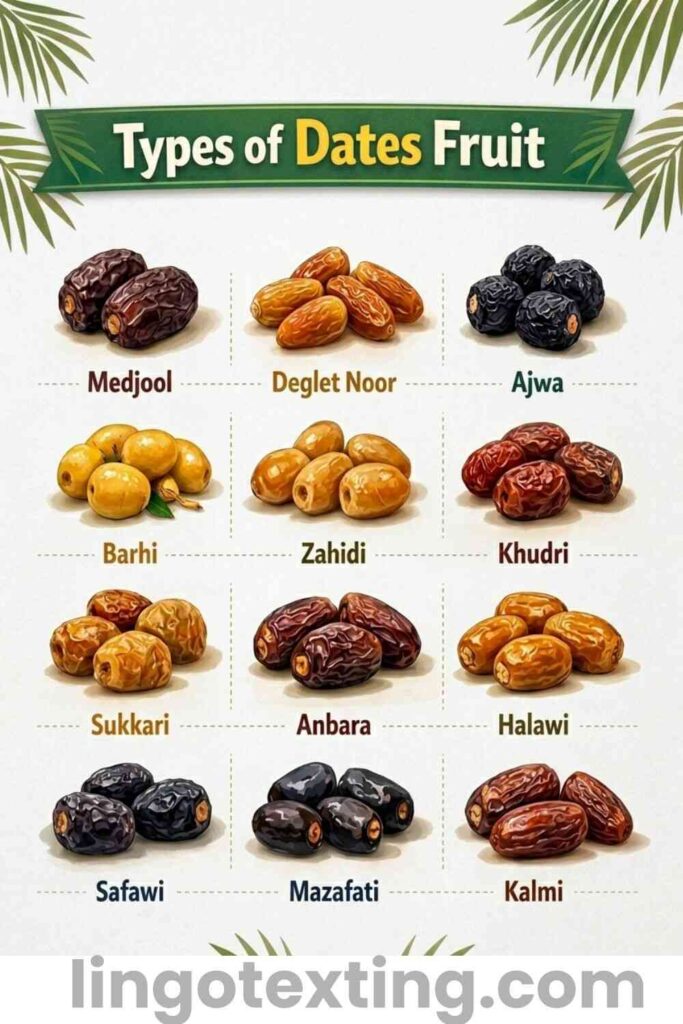 Complete List: 50+ Different Types of Dates Ftuit Names