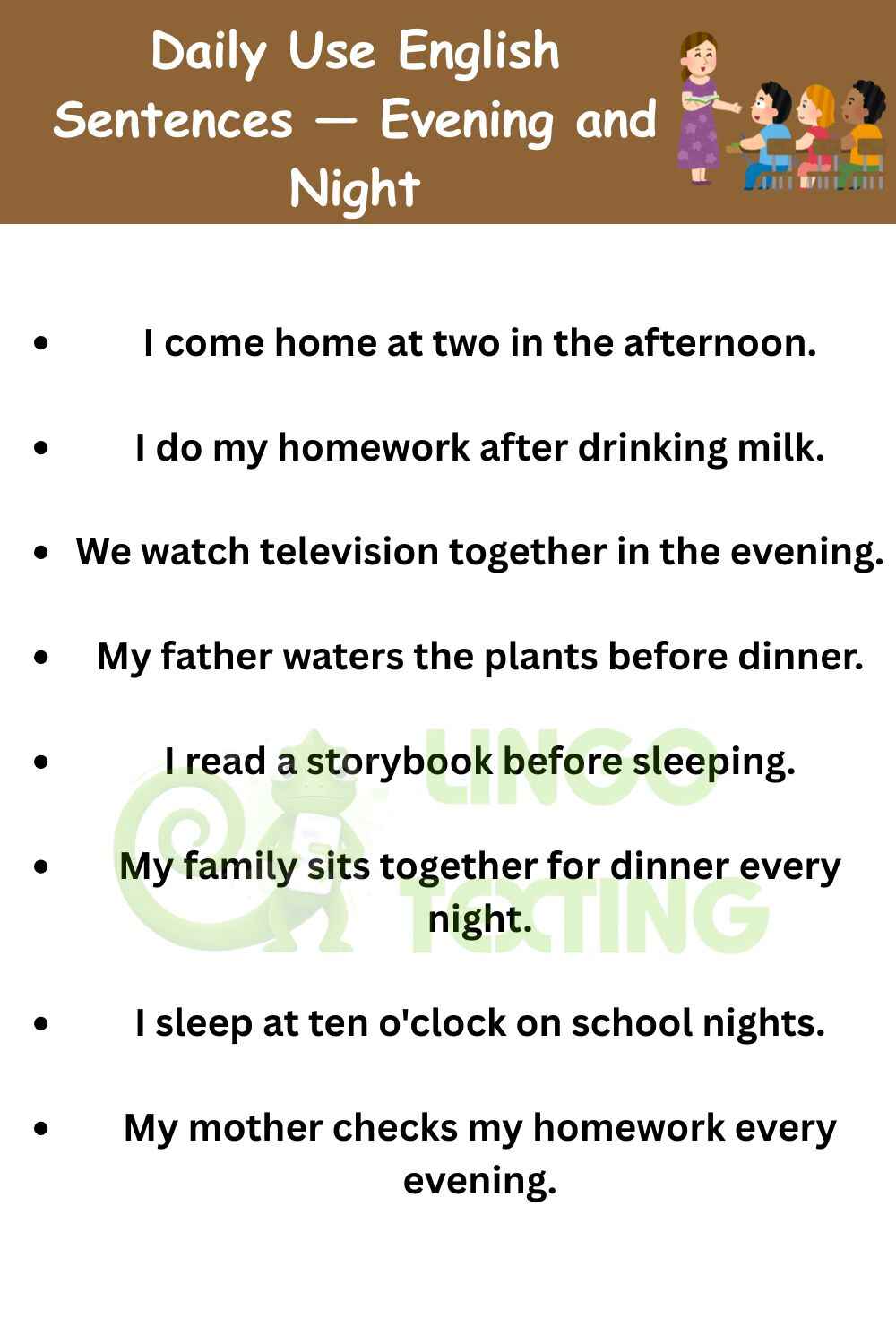 300+ Basic English Sentences for Students, Kids, and Beginners