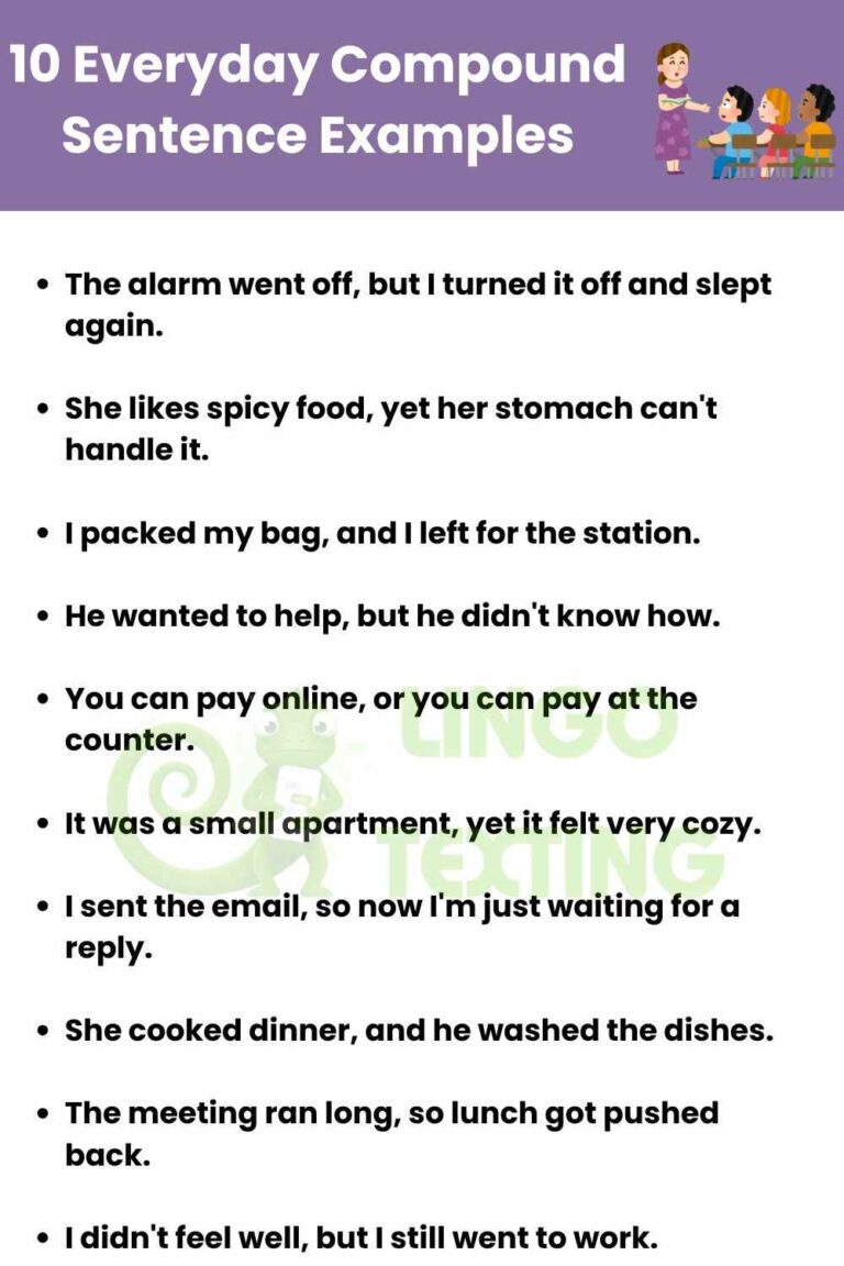 Compound Examples Irl 150+ Compound Sentence Examples: Guide for English Learners