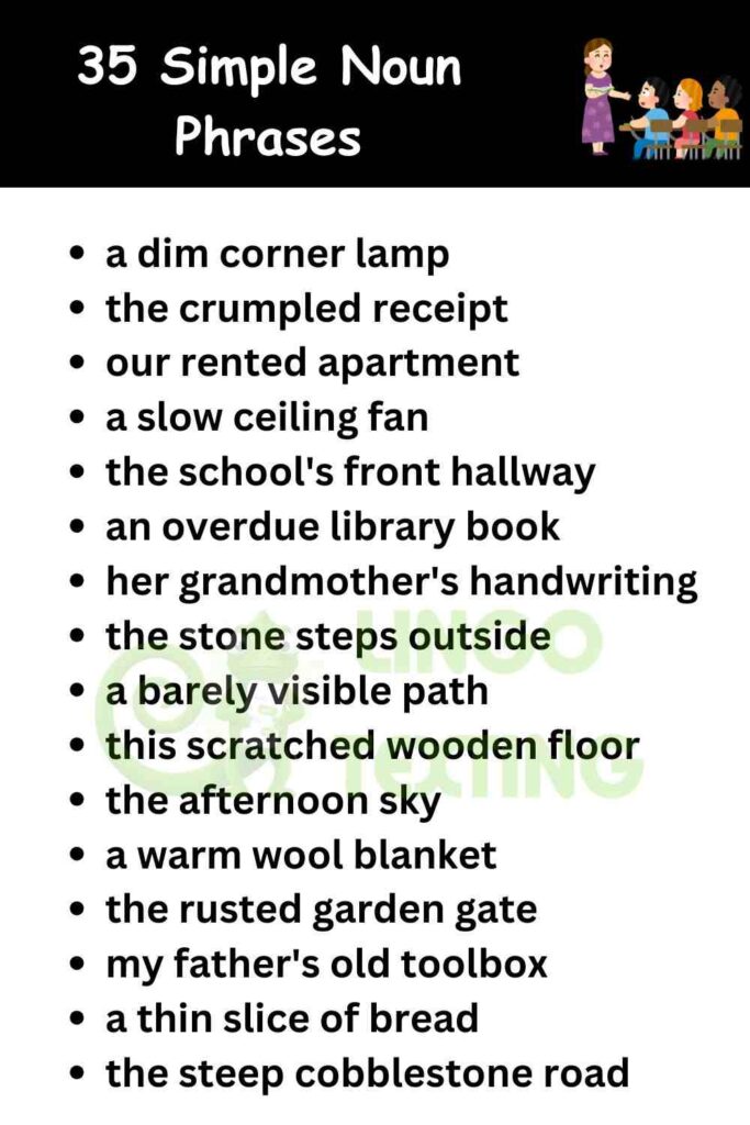 35 Simple Noun Phrases