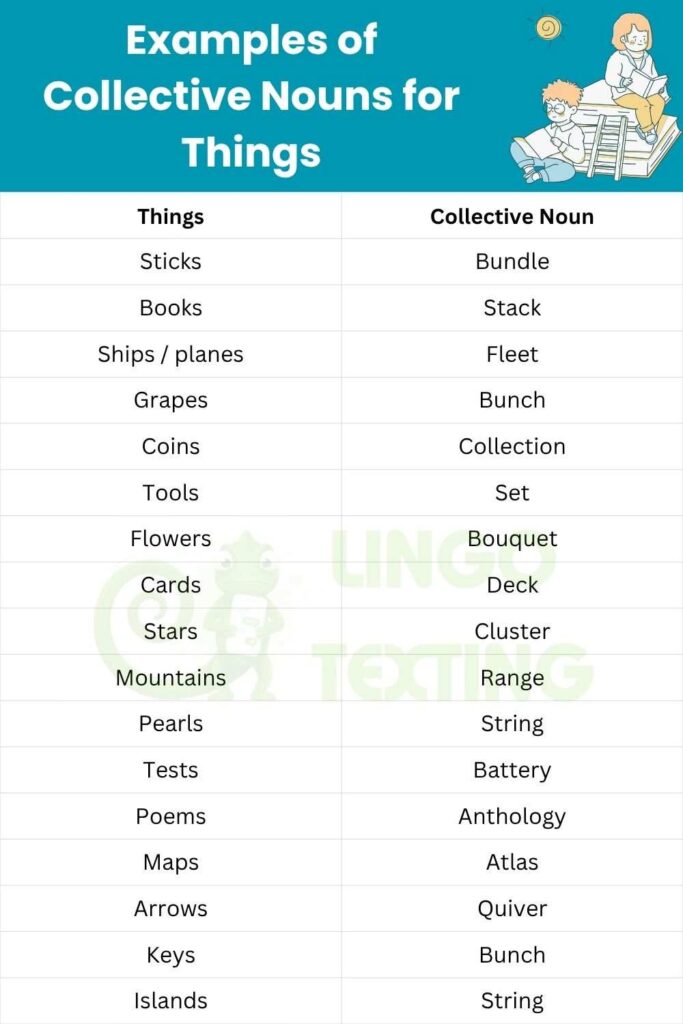 Examples of Collective Nouns for Things