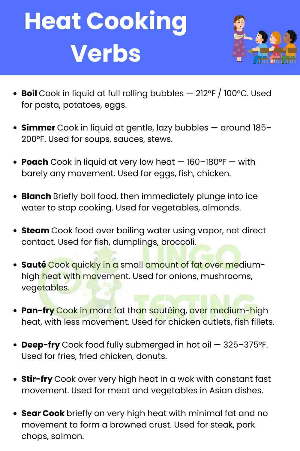 45+ Cooking Verbs: Essential Words Every Home Cook Needs to Know